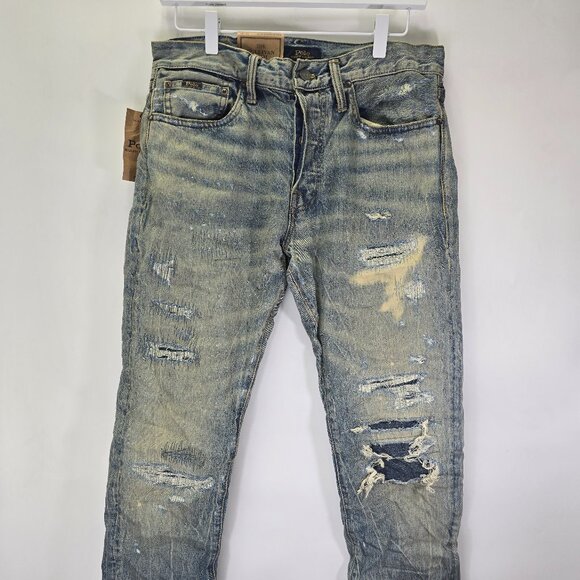Ralph Lauren Sullivan Slim Distressed Jean Size 30x30